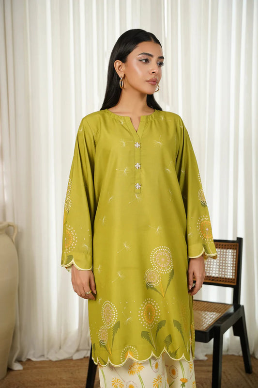 WearJora-2PC SHAMOZE SILK PRINTED SHIRT & SHAMOZE SILK PRINTED TROUSER-W.J-1983