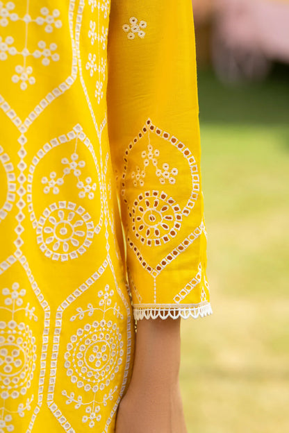 MIRAKHI - 3PC LAWN EMBROIDERED SHIRT WITH CHIFFON PRINTED DUPATTA AND TROUSER -W.J-1768