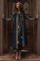 CHARIZMA-3PC KHADDAR PRINTED SHIRT WITH KHADDAR PRINTED DUPATTA AND PRINT TROUSER-W.J-2656