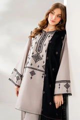 JAZMIN-3PC DHANAK EMBROIDERED SHIRT WITH CHIFFON EMB DUPATTA AND TROUSER-W.J-4192