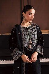 BATIK-3PC DHANAK EMBROIDERED SHIRT WITH CHIFFON EMBROIDERED DUPATTA AND EMB TROUSER-W.J-5194