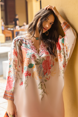 MUSHQ-3PC LAWN PRINTED SHIRT WITH CHIFFON PRINT DUPATTA AND PRINT TROUSER-W.J-2508