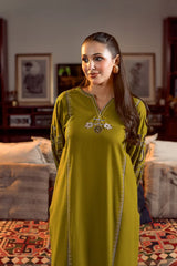URGE-2PC LAWN EMBROIDERED SHIRT WITH EMB TROUSER-W.J-10
