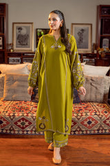 URGE-2PC LAWN EMBROIDERED SHIRT WITH EMB TROUSER-W.J-10