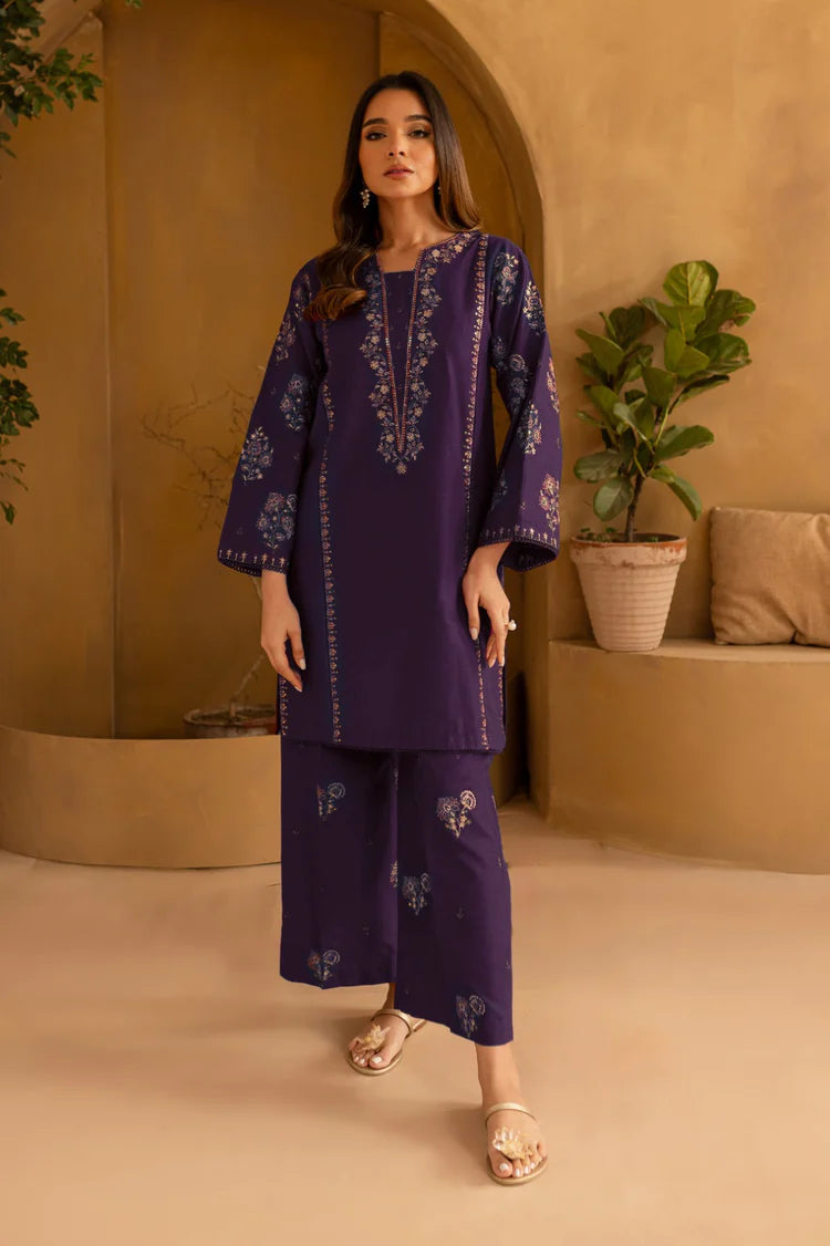 BATIK-2PC LAWN EMBROIDERED SHIRT WITH EMB TROUSER-W.J-14