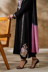 MIRANA-3PC LAWN EMBROIDERED SHIRT WITH CHIFFON TYE&DYED DUPATTA AND TROUSER-W.J-4640