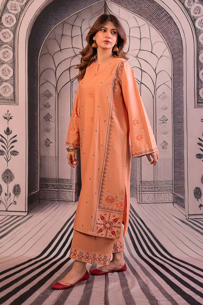 URGE - 2PC LAWN EMBROIDERED SHIRT AND EMBROIDERED TROUSER-W.J-1775