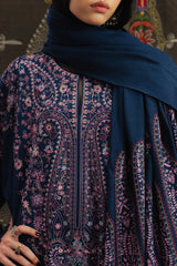 ZARA SHAH JAHAN-3PC LAWN EMBROIDERED SHIRT WITH KHADDI NET EMBROIDERED DUPATTA AND TROUSER-W.J-4676
