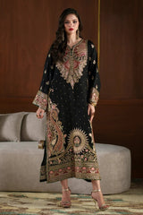 BATIK-2PIECE DHANAK EMBROIDERED SHIRT WITH DHANAK EMB TROUSER-WJ-15129