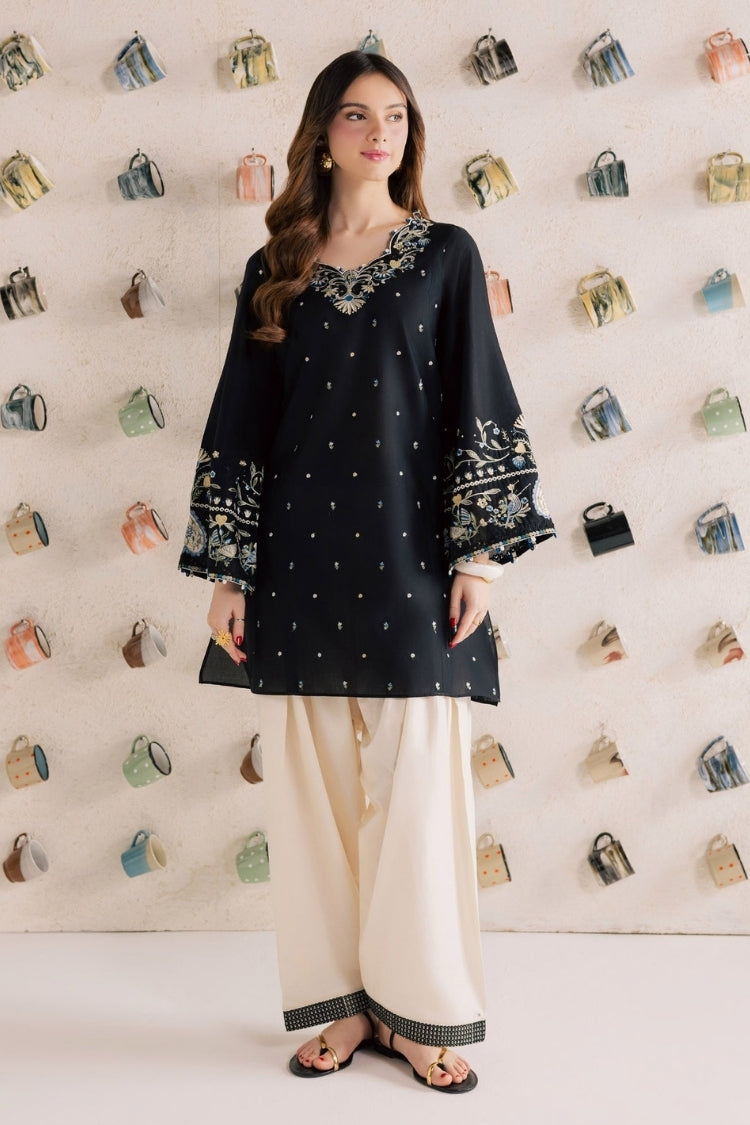 BATIK-2PIECE DHANAK EMBROIDERED SHIRT WITH DHANAK EMB TROUSER-WJ-15010