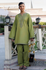 BATIK-2PIECE DHANAK EMBROIDERED SHIRT WITH DHANAK EMB TROUSER-WJ-15137