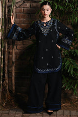 BATIK-2PIECE DHANAK EMBROIDERED SHIRT WITH DHANAK EMB TROUSER-WJ-15075