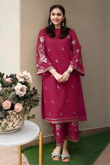 URGE-2PC LAWN EMBROIDERED SHIRT WITH EMB TROUSER-W.J-224