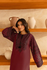 BATIK-2PC LAWN EMBROIDERED SHIRT WITH EMB TROUSER-W.J-233 B