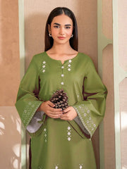 IZEL-2PC LAWN EMBROIDERED SHIRT WITH LAWN TROUSER-W.J-29