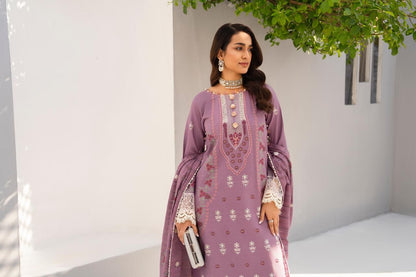 WearJora-3PC LAWN EMBROIDERED SHIRT WITH LAWN EMBROIDERED READY TO WEAR DUPATTA-W.J-1614