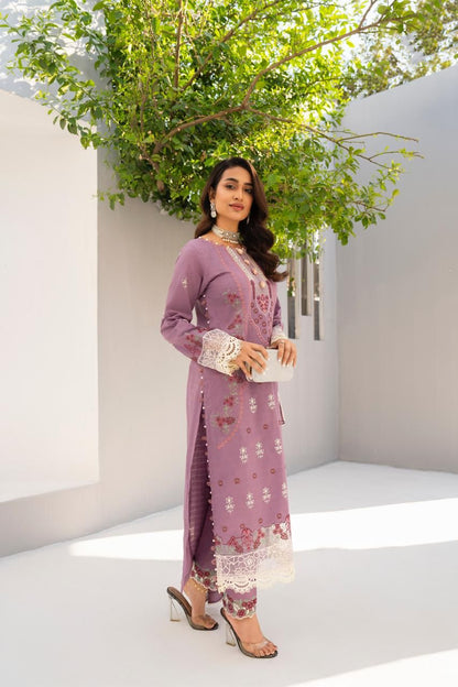 WearJora-3PC LAWN EMBROIDERED SHIRT WITH LAWN EMBROIDERED READY TO WEAR DUPATTA-W.J-1614