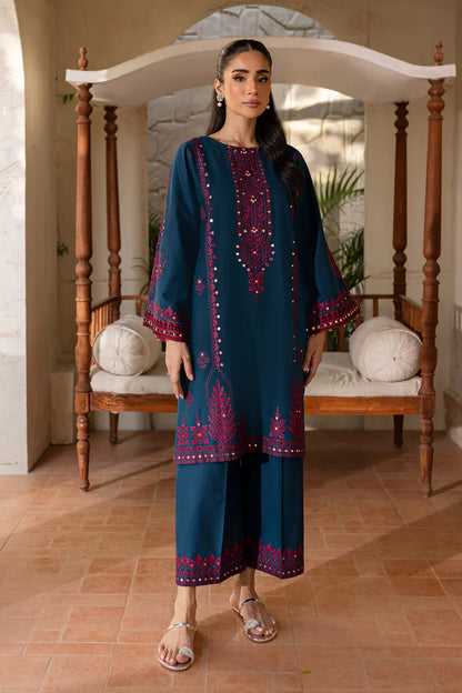 BATIK-2PC SEQUIN LAWN EMBROIDERED SHIRT WITH SEQUIN LAWN EMBROIDERED TROUSER-W.J-1595