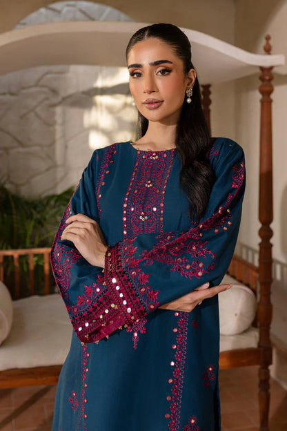 BATIK-2PC SEQUIN LAWN EMBROIDERED SHIRT WITH SEQUIN LAWN EMBROIDERED TROUSER-W.J-1595