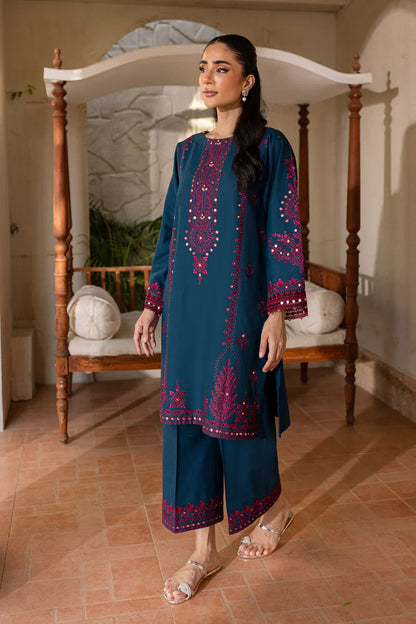 BATIK-2PC SEQUIN LAWN EMBROIDERED SHIRT WITH SEQUIN LAWN EMBROIDERED TROUSER-W.J-1595