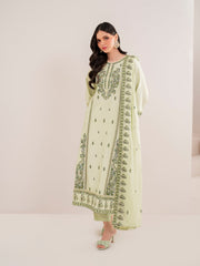 GARNET-3PC LAWN EMBROIDERED SHIRT WITH LAWN EMBROIDERED DUPATTA AND TROUSER-W.J-4629