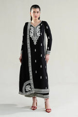 ZAIB-3PC LAWN EMBROIDERED SHIRT WITH KHADDI NET EMBROIDERED DUPATTA AND TROUSER-W.J-4778