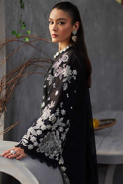 SUFFUSE- 3PC LAWN EMBROIDERED SHIRT WITH ORGANZA HEAVY EMBROIDERED CUTWORK DUPATTA-W.J-1423