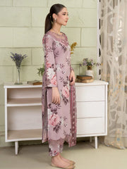 BAROUQE-3PC KARANDI PRINTED SHIRT WITH KARANDI PRINTED DUPATTA AND TROUSER-W.J-2581