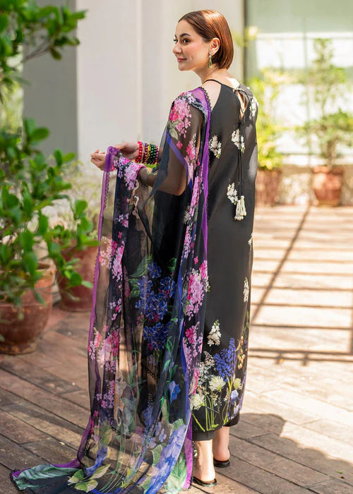 ASIFA NABEEL-3PC LAWN PRINT EMBROIDERED SHIRT WITH CHIFFON PRINT DUPATTA AND PRINT TROUSER-W.J-1708