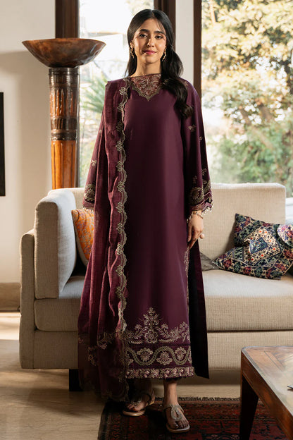 RANG RASIYA-3PC LAWN EMBROIDERED SHIRT WITH ORGANZA EMBROIDERED DUPATTA & TROUSER-W.J-1737
