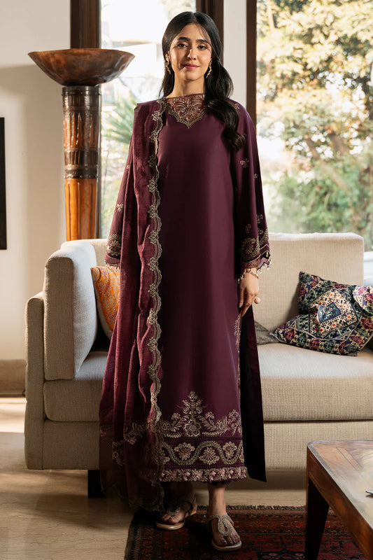 RANG RASIYA-3PC LAWN EMBROIDERED SHIRT WITH ORGANZA EMBROIDERED DUPATTA & TROUSER-W.J-1737