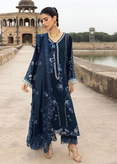 BATIK-3PC DHANAK EMBROIDERED SHIRT WITH CHIFFON EMBROIDERED DUPATTA AND EMB TROUSER -W.J-5156