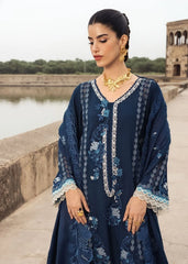 BATIK-3PC DHANAK EMBROIDERED SHIRT WITH CHIFFON EMBROIDERED DUPATTA AND EMB TROUSER -W.J-5156