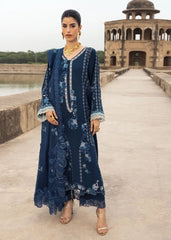 BATIK-3PC DHANAK EMBROIDERED SHIRT WITH CHIFFON EMBROIDERED DUPATTA AND EMB TROUSER -W.J-5156