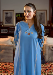URGE-2PC LAWN EMBROIDERED SHIRT WITH EMB TROUSER-W.J-41
