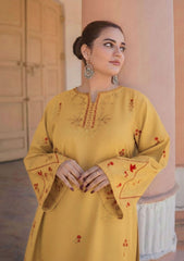 URGE-2PC LAWN SEQUIN EMBROIDERED SHIRT WITH EMB TROUSER-W.J-61