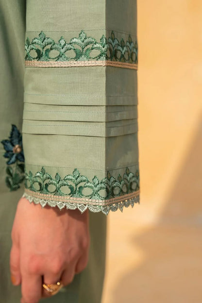 LAZULI-3PC LAWN EMBROIDERED SHIRT WITH CHIFFON EMBROIDERED DUPATTA AND TROUSER-W.J-1685